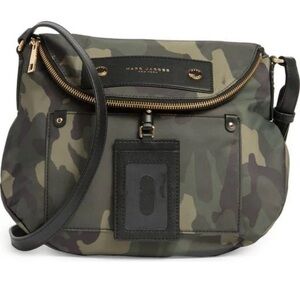 Marc Jacobs Preppy Natasha Nylon Large Crossbody Bag - Camo Multi